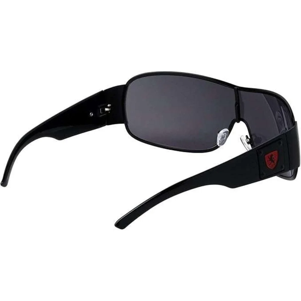 Fashion Men's Square‎ Style Sunglasses Silver Black Sport Shades,Black/Red